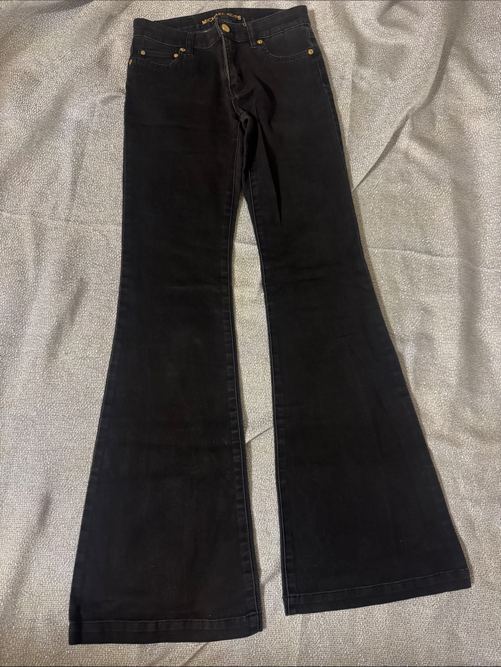 Michael Kors Black Flared Jeans